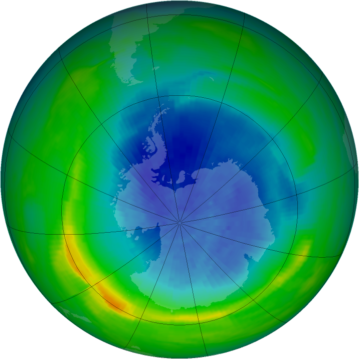 Ozone Map 1982-09-29